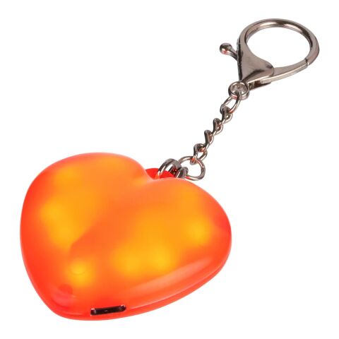 Porte-clés lumineux Gleamo | Forme cœur rouge