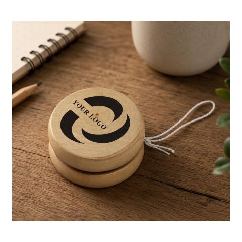 Yoyo en bois. marron