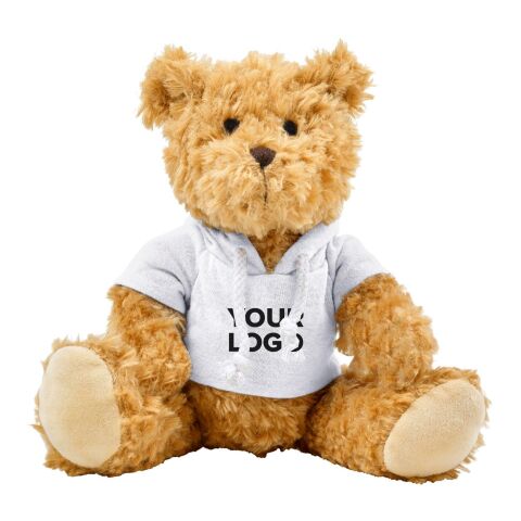 Peluche livré avec un sweat. blanc