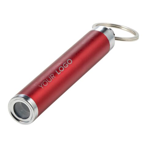 Porte-clés torche en métal orange