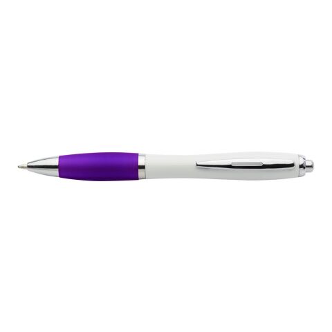 Stylo bille en ABS recyclé Trevor violet