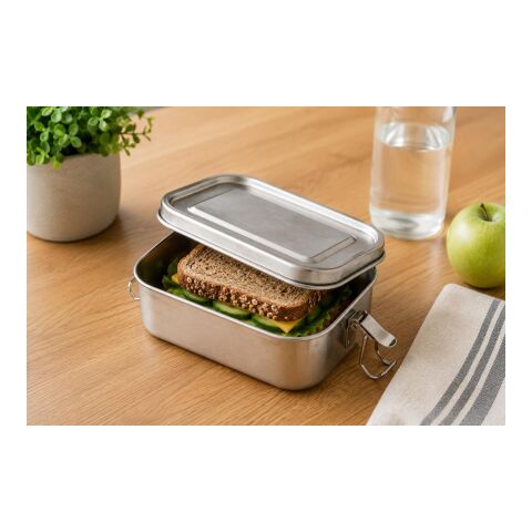 Lunch box en acier inoxydable Reese argent