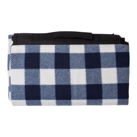 Couverture de pique-nique en rPET Vesper bleu cobalt