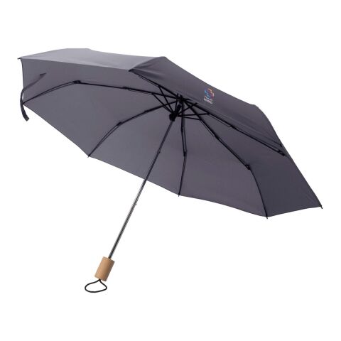 Parapluie pliable en polyester Brooklyn bleu