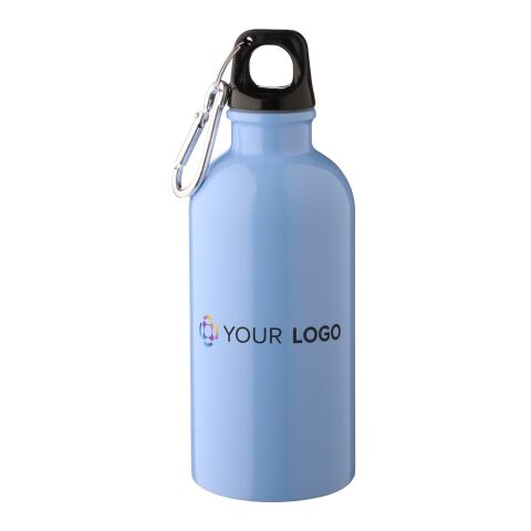 Gourde simple paroi de 400 ml en acier inoxydable recyclé Sable vert clair