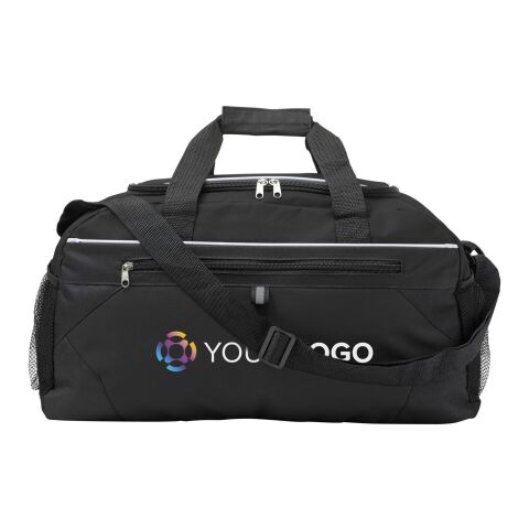 Sac de sport en polyester 600D. noir