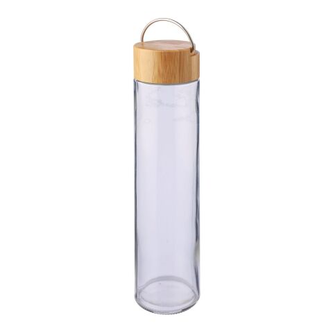 Gourde en verre de 500 ml avec dragonne Clarence marron