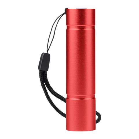 Lampe de poche COB en aluminium recyclé Sami rouge