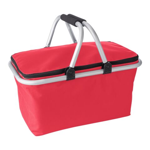 Panier pliable en polyester rouge