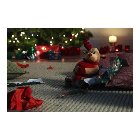 Peluche comprenant un plaid polaire multicolore | sans marquage | non disponible | non disponible