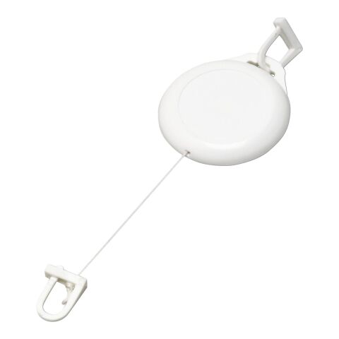 Porte-badge en plastique blanc | sans marquage | non disponible | non disponible