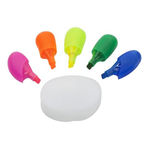 Surligneur en plastique 5 couleurs multicolore | sans marquage | non disponible | non disponible