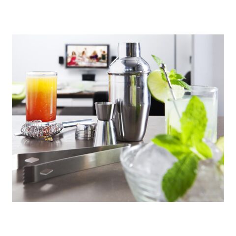 Set shaker de 5 pièces argent | sans marquage | non disponible | non disponible