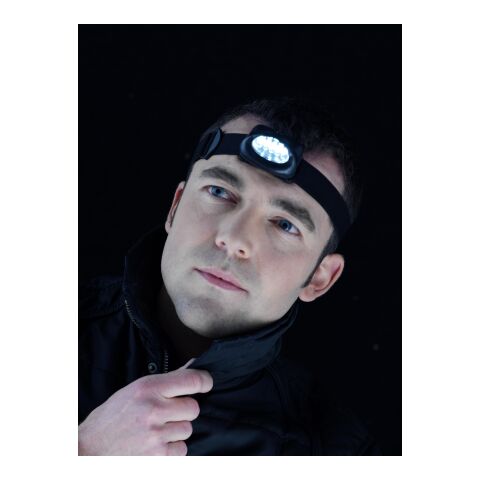 Lampe frontale en plastique noir | sans marquage | non disponible | non disponible