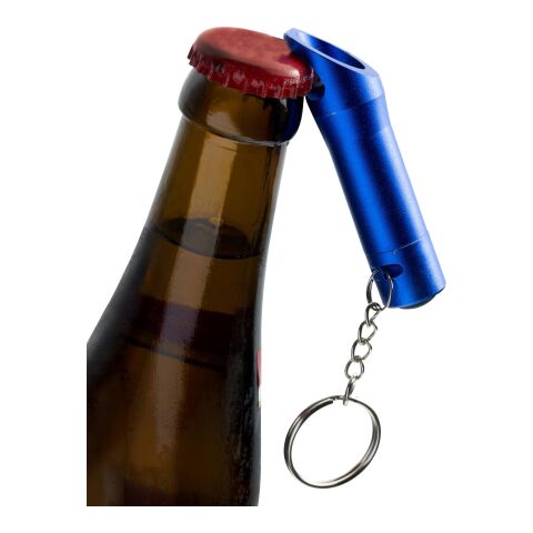 Porte-clés torche 3 LEDS bleu cobalt | sans marquage | non disponible | non disponible