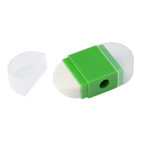 Taille-crayon équipé d&#039;une gomme blanc | sans marquage | non disponible | non disponible