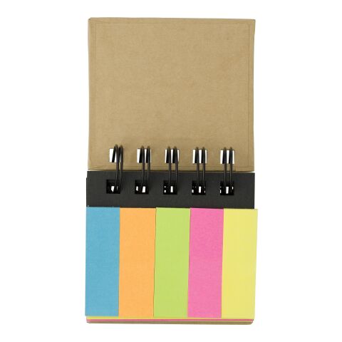 Carnet à spirale contenant 250 papiers repositionnables marron | sans marquage | non disponible | non disponible