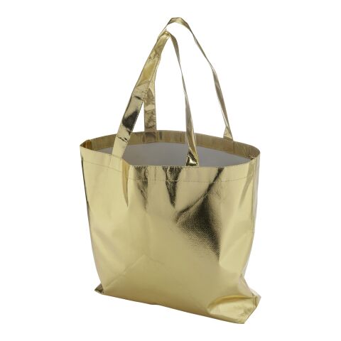 Sac shopping en non-tissé laminé or | sans marquage | non disponible | non disponible