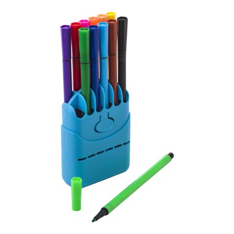 Set de 12 feutres à eau bleu clair | sans marquage | non disponible | non disponible