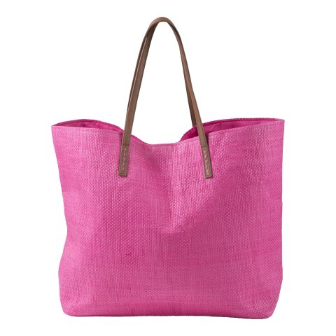 Sac shopping/plage en papier vert lime | sans marquage