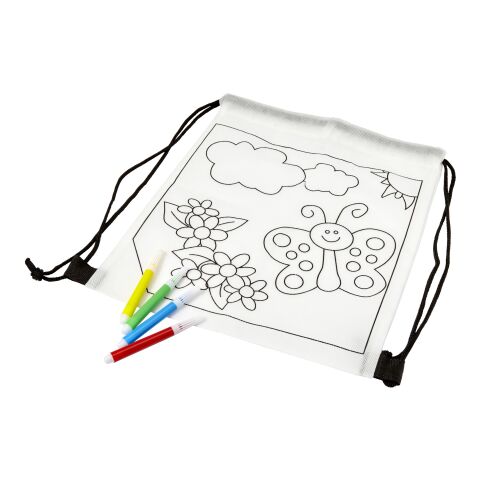 Sac à dos en non-tissé 80 g/m² blanc | sans marquage | non disponible | non disponible