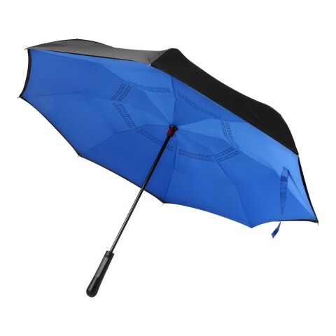 Parapluie réversible en soie pongée rouge | sans marquage | non disponible | non disponible