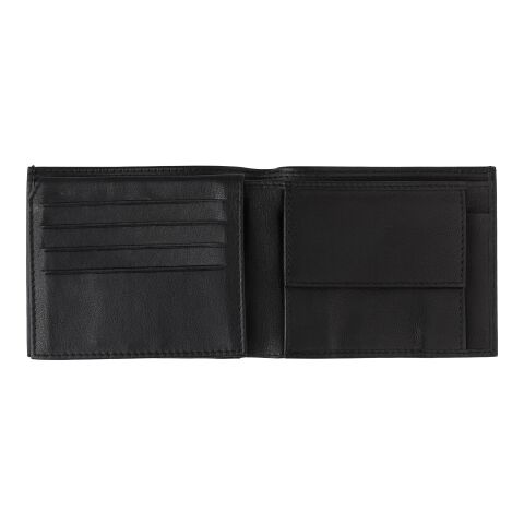 Porte-monnaie en croûte de cuir noir | sans marquage | non disponible | non disponible