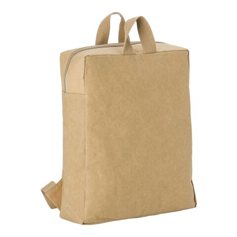Sac à dos en papier laminé marron | sans marquage | non disponible | non disponible