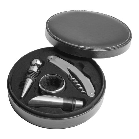 Set à vin de 4 pièces noir | sans marquage | non disponible | non disponible