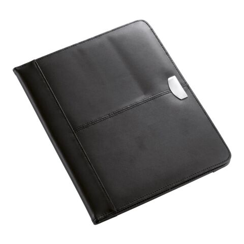 Conférencier A4 en cuir noir | sans marquage | non disponible | non disponible