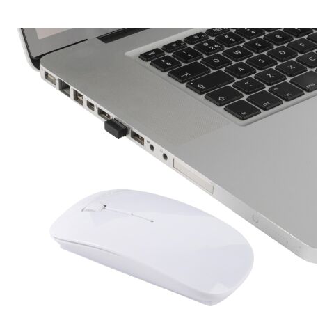 Souris optique sans fil blanc | sans marquage | non disponible | non disponible