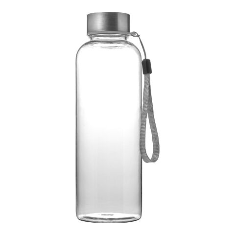 Bouteille en plastique et lanière - 500 ml bleu cobalt | sans marquage | non disponible | non disponible