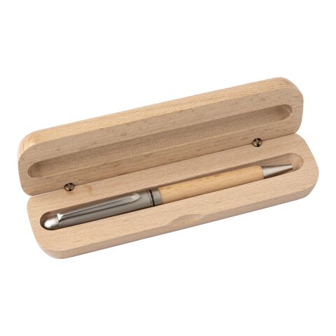 Stylo bille en bambou marron | sans marquage | non disponible | non disponible