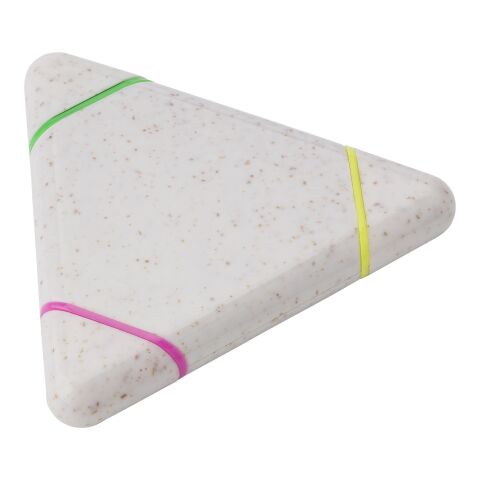 Surligneur en PP et paille de blé multicolore | sans marquage | non disponible | non disponible