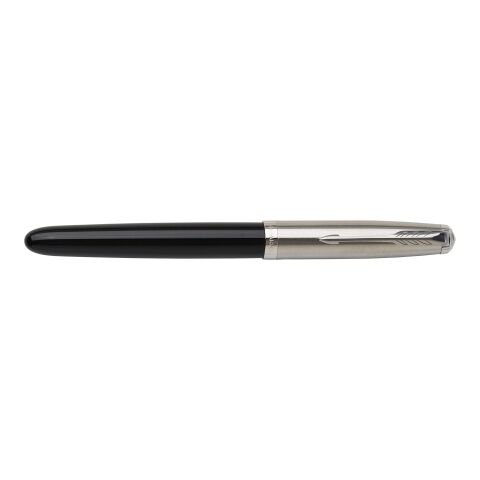 Stylo à plume Parker 51 en acier inoxydable noir | sans marquage | non disponible | non disponible