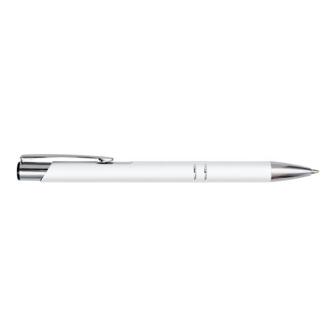 Stylo bille en métal blanc | sans marquage | non disponible | non disponible