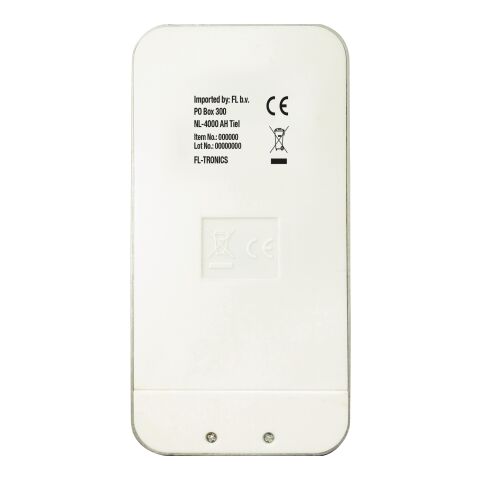 Calculatrice de poche en plastique.  blanc | sans marquage | non disponible | non disponible