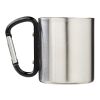 Mug isotherme Alpes avec mousqueton Noir
