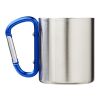 Mug isotherme Alpes avec mousqueton Bleu
