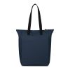 Sac tote avec fermeture à zip en rPET AWARE™ Renew bleu marine | sans marquage | non disponible | non disponible | non disponible
