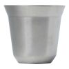 Ensemble de tasses à espresso en acier inoxydable Duo de 80 ml certifié RCS Standard | Argent | sans marquage | non disponible | non disponible