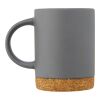 Tasse Neiva de 425&nbsp;ml en céramique avec base en liège Standard | Gris | sans marquage | non disponible | non disponible