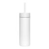 Bouteille d’eau MiiR Sipper de 473&nbsp;ml avec paille blanc