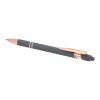 Stylo bille Nanna avec finition or rose Twilight Grey