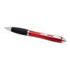 Stylo bille en plastique recyclé RCS avec corps coloré et grip noir (encre noire) Nash Standard | Rouge | sans marquage | non disponible | non disponible