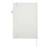 Carnet Liss A5 à couverture rigide en plastique recyclé blanc