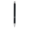 Stylo bille rétractable doux au toucher&nbsp;Moneta Standard | noir | sans marquage | non disponible | non disponible