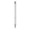 Stylo bille rétractable doux au toucher Moneta Standard | Blanc | sans marquage | non disponible | non disponible