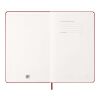 Agenda L quotidien 12&nbsp;mois Moleskine à couverture rigide Standard | Rouge écarlate | sans marquage | non disponible | non disponible