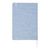 Carnet à couverture rigide A5 Ramona en coton Standard | Bleu clair | sans marquage | non disponible | non disponible | non disponible